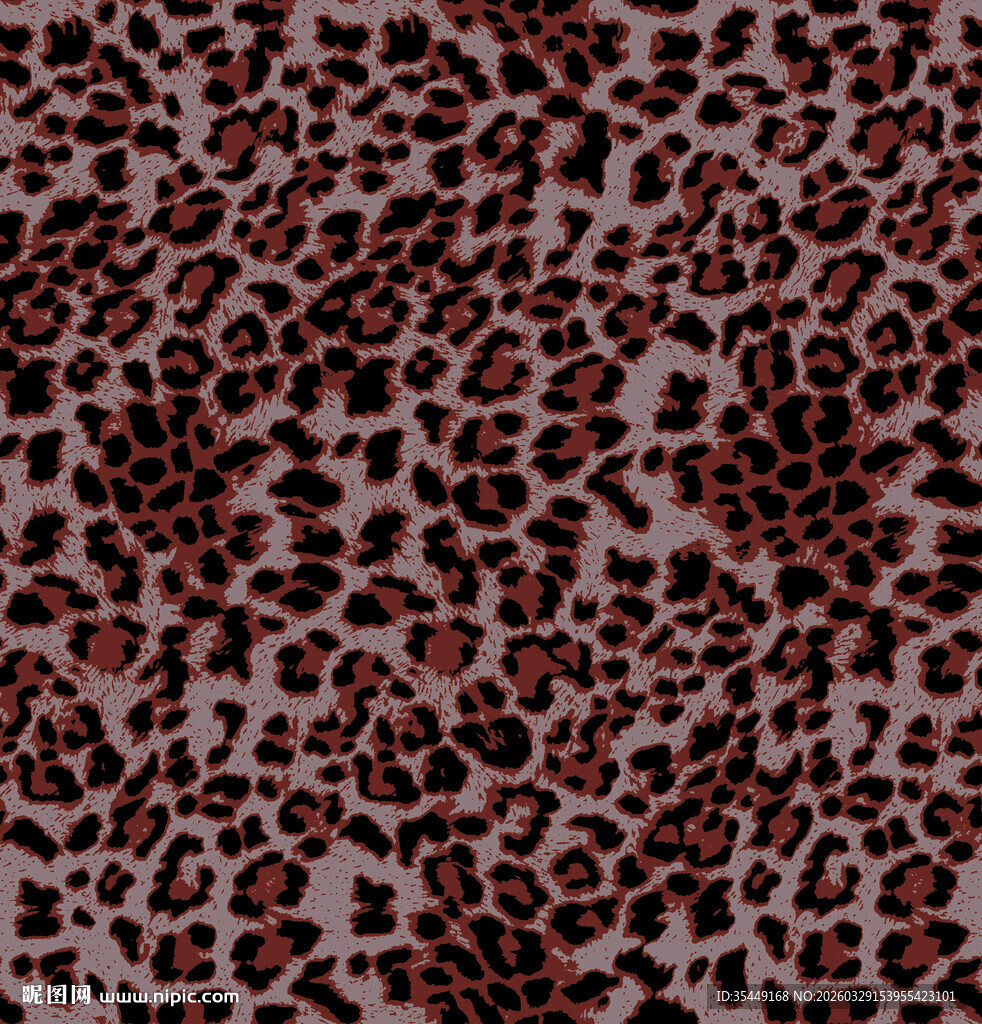 豹纹图案布料纹理