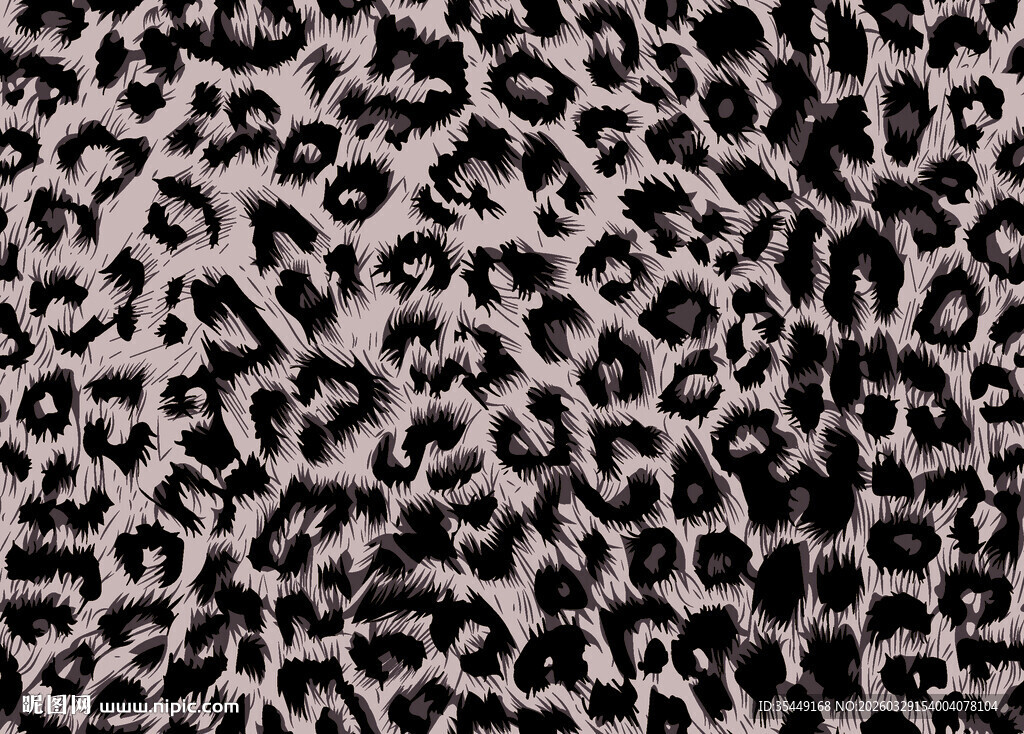 豹纹图案布料纹理