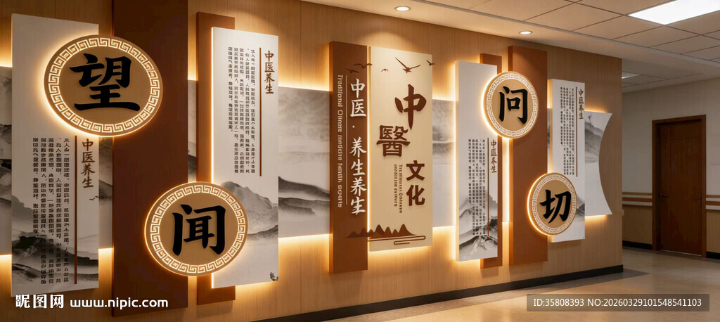 中医养生文化墙