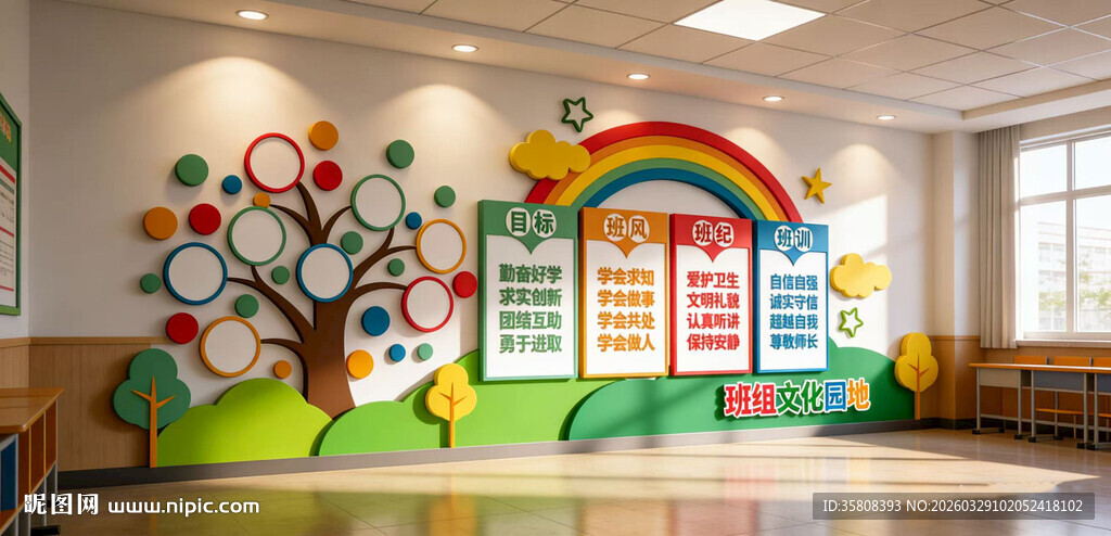 幼儿园班级文化墙