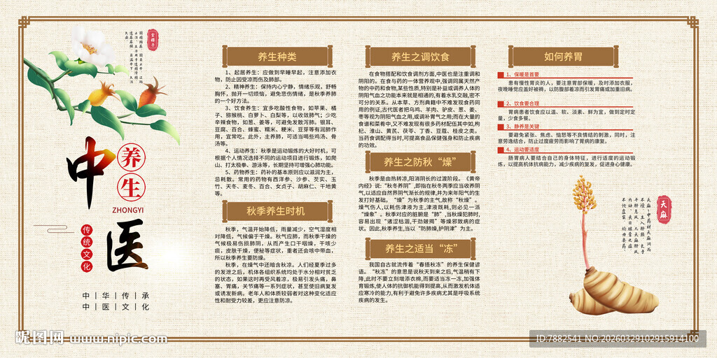 中医知识科普宣传栏