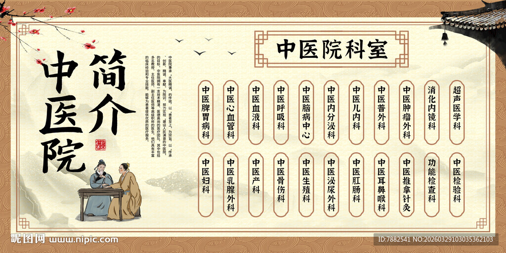 中医医院科室简介展示