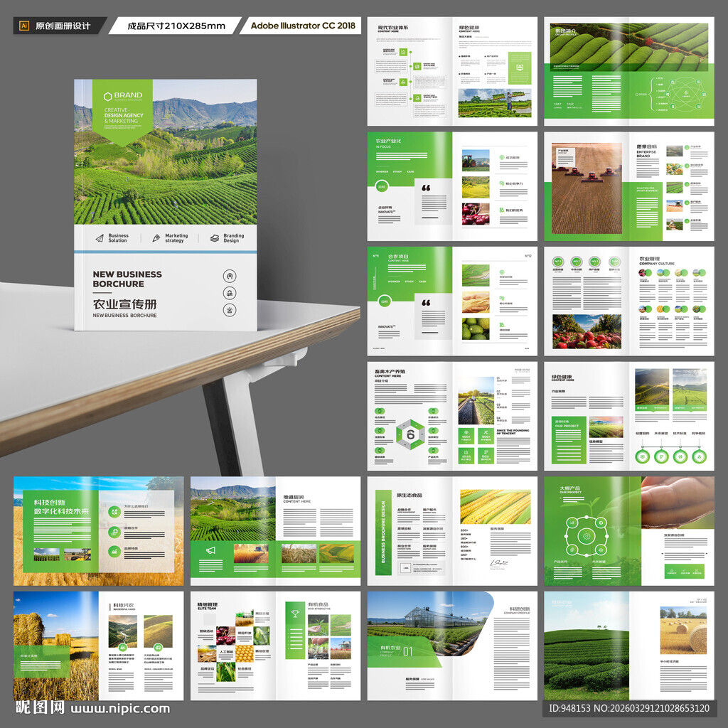 农业合作社画册