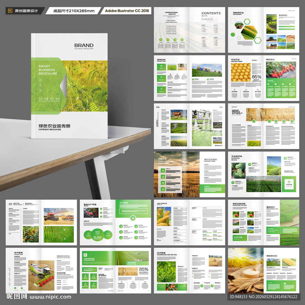 农业合作社画册