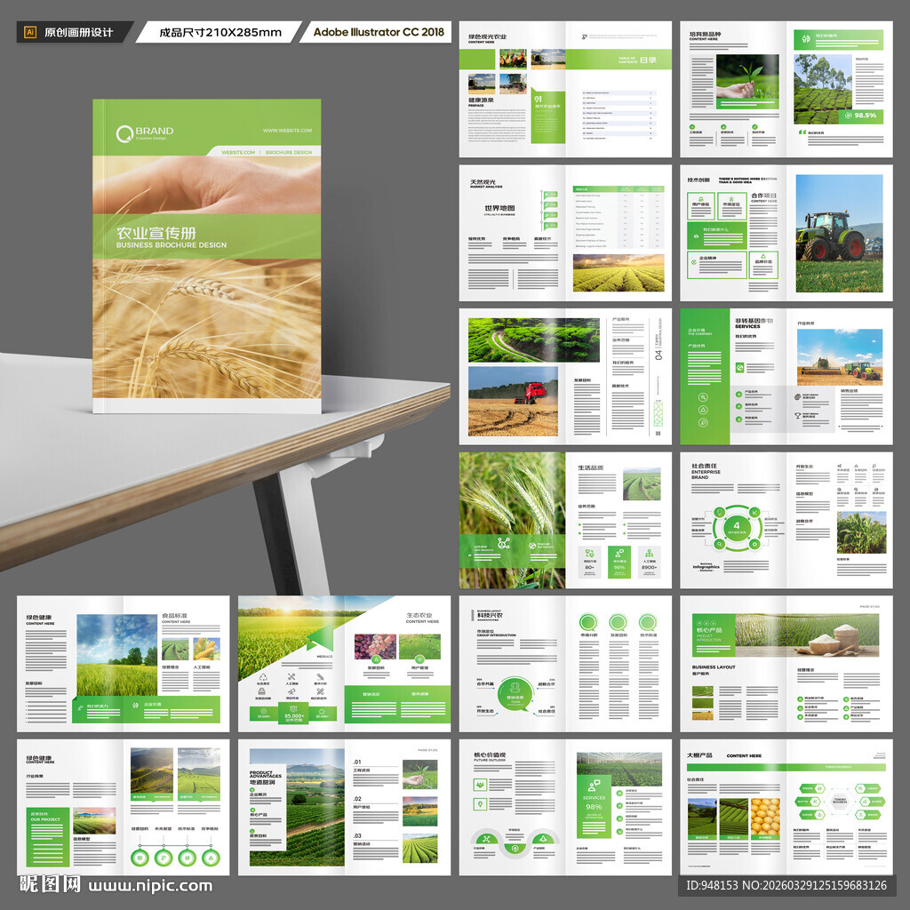 农业合作社画册