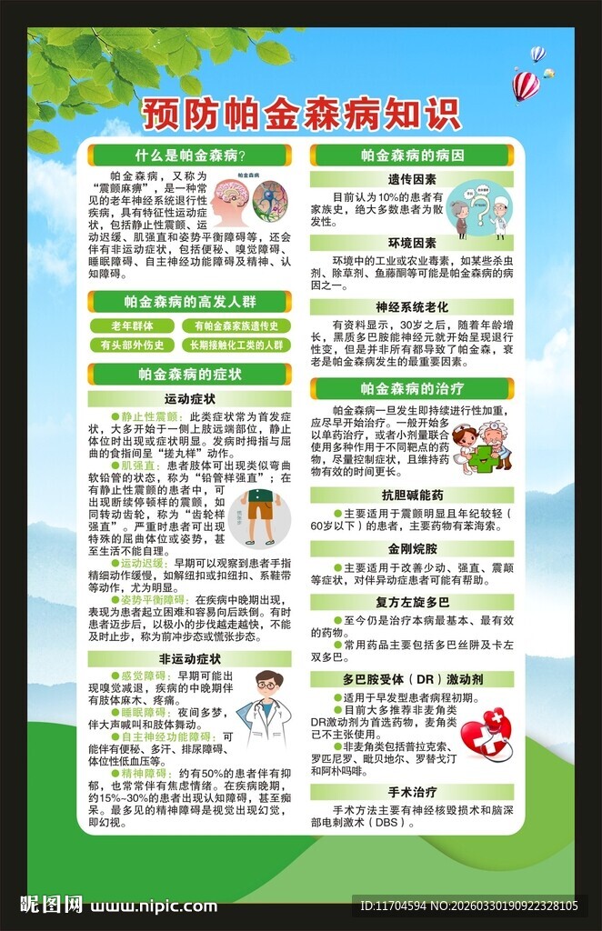 世界帕金森病日海报