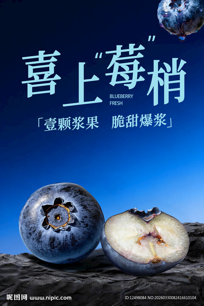 蓝莓海报