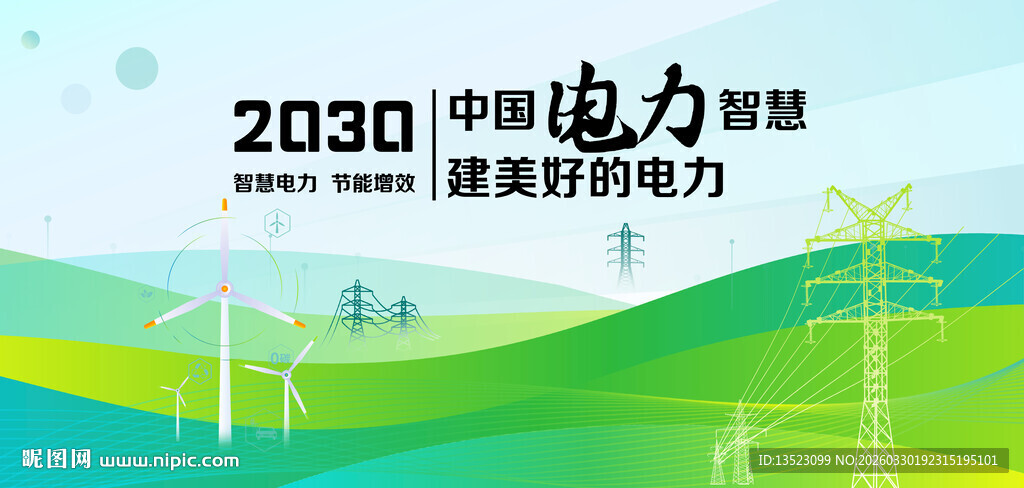 2030中国电力展望海报