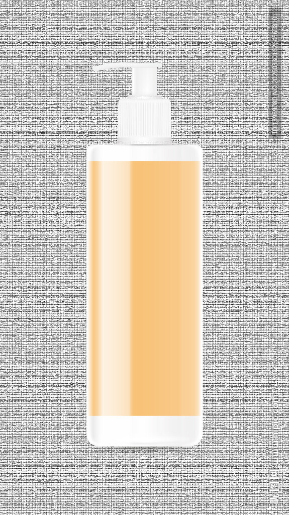 按压式乳液瓶特写