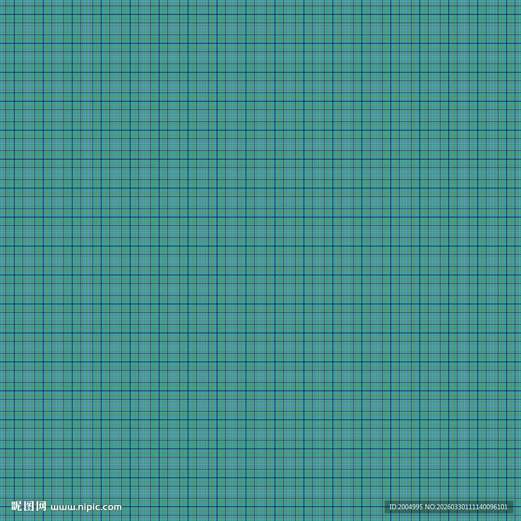 蓝青色格子布纹