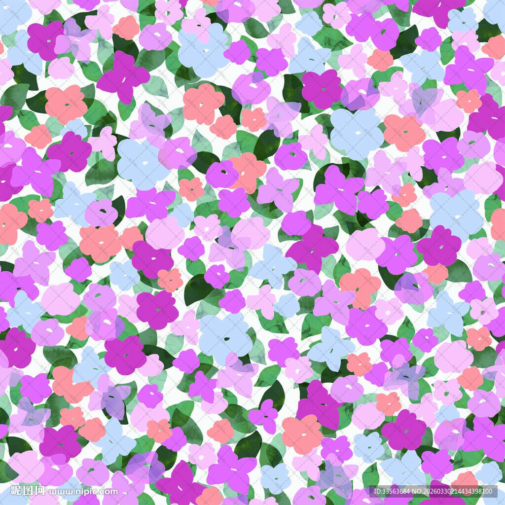 多彩碎花图案背景纹理