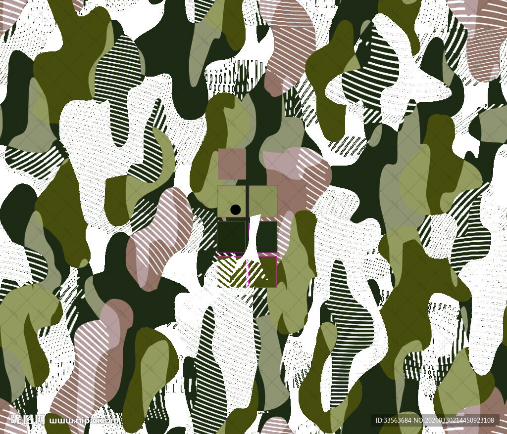 迷彩花纹图案设计