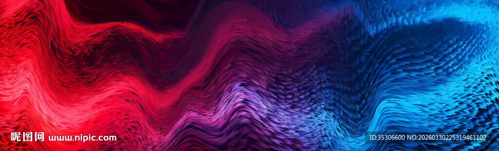 红蓝渐变动感抽象背景图