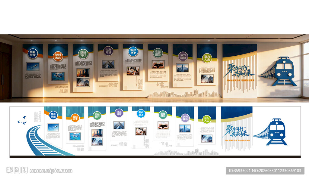 铁路企业文化墙