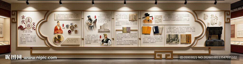古代法治文化墙
