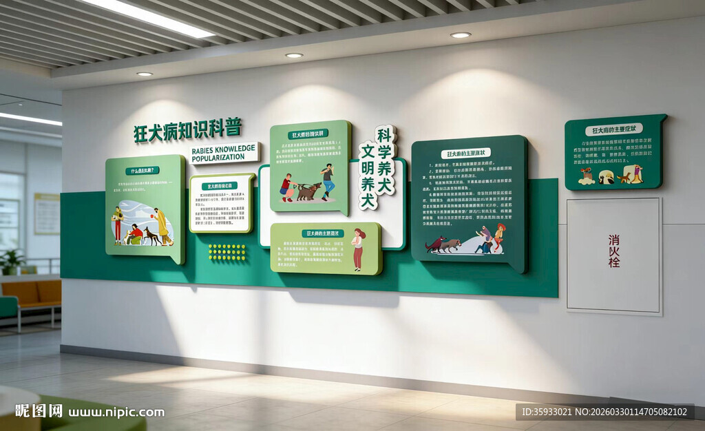 文明养犬文化墙