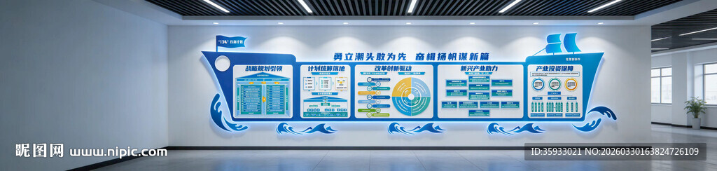 科技企业文化墙