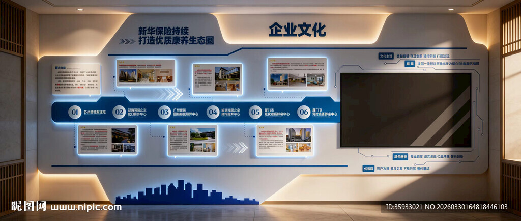 科技企业文化墙