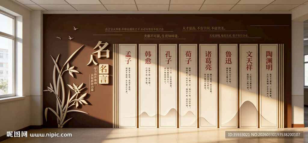 名人名言文化墙