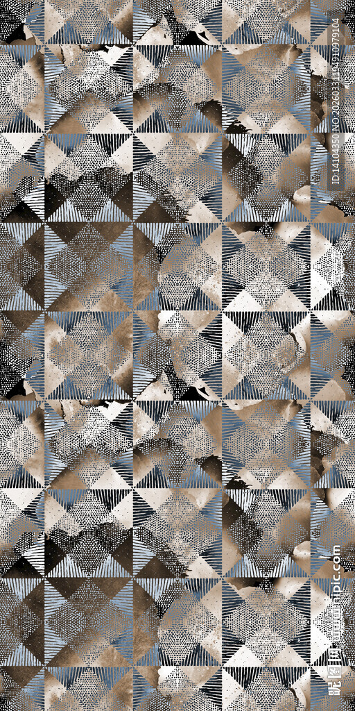 几何图案金属质感纹理