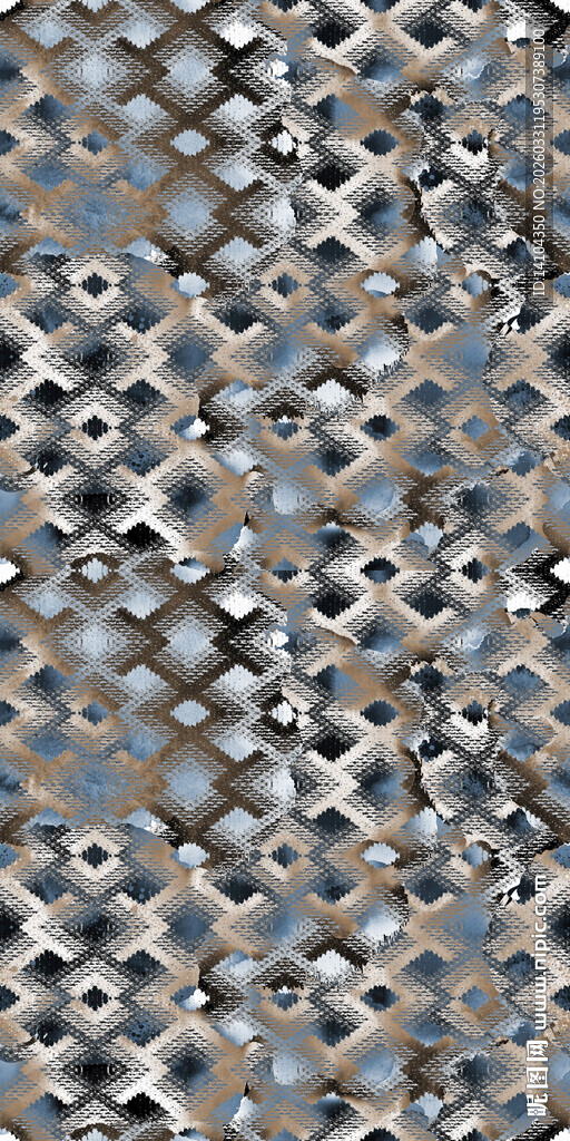 几何图案金属网格纹理