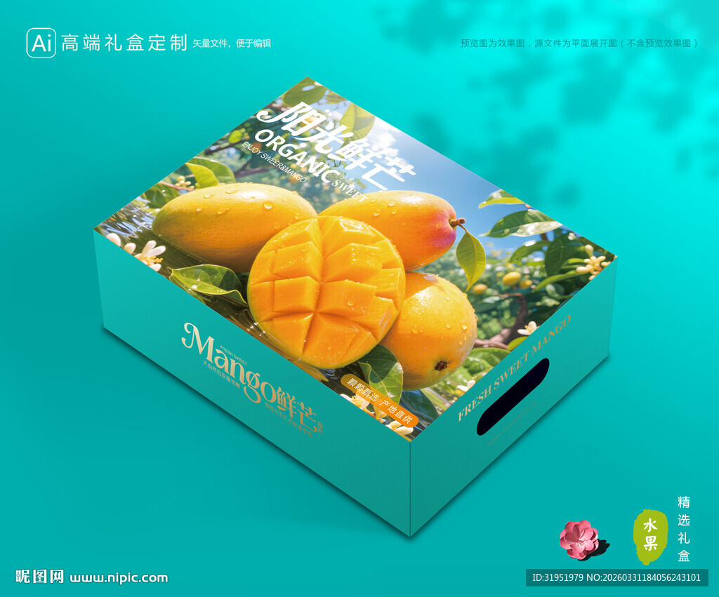 芒果包装 金煌芒礼盒