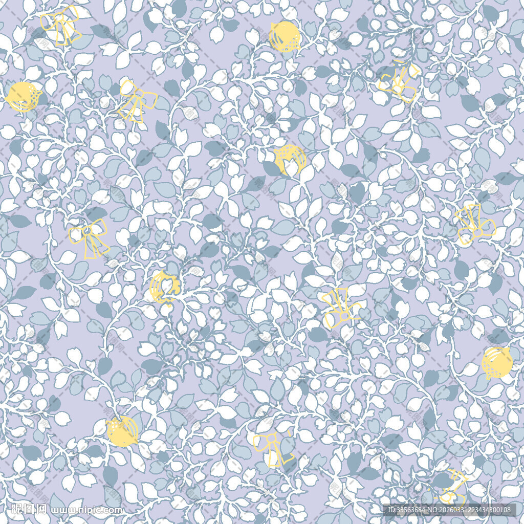 淡紫色碎花图案背景