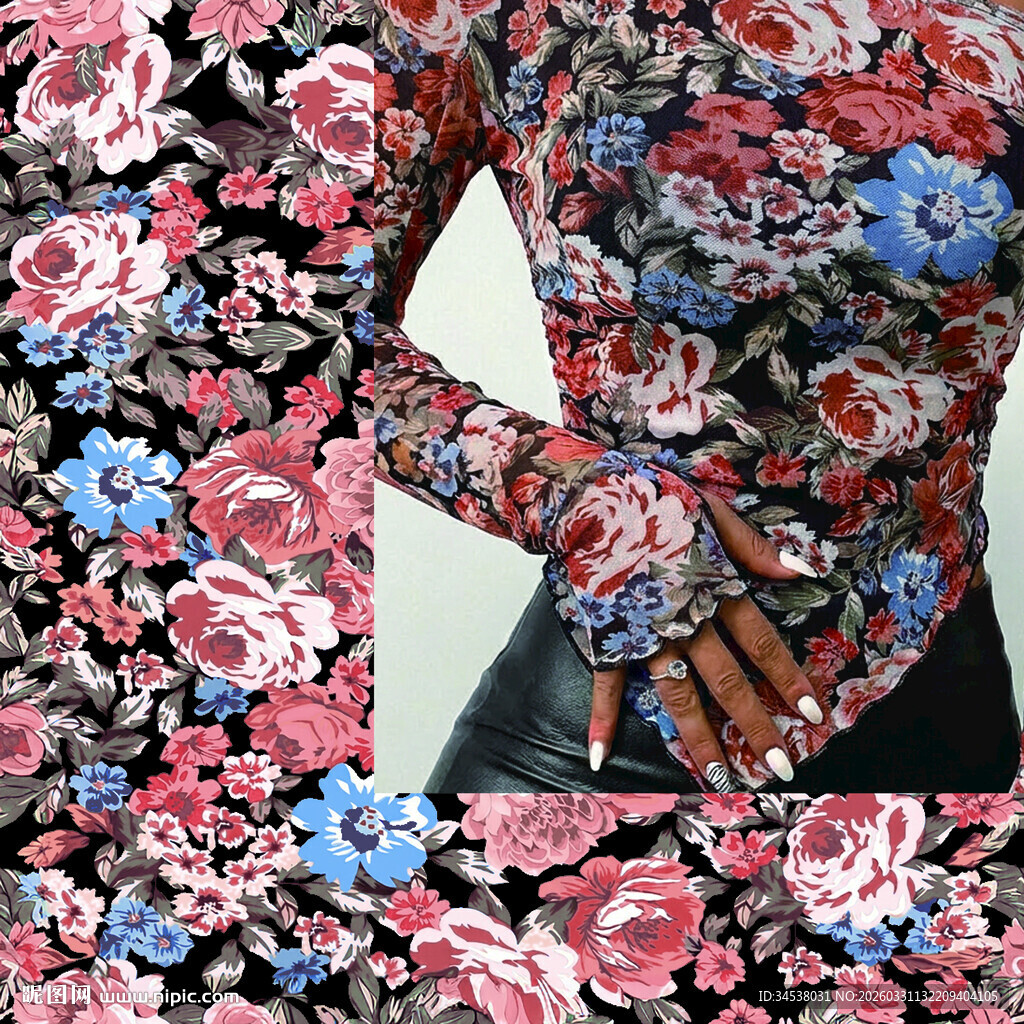 大牌手绘 玫瑰花