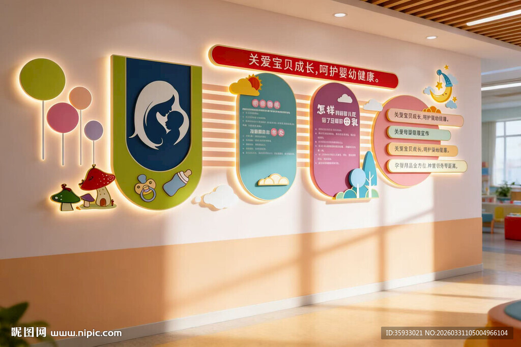 母婴文化墙