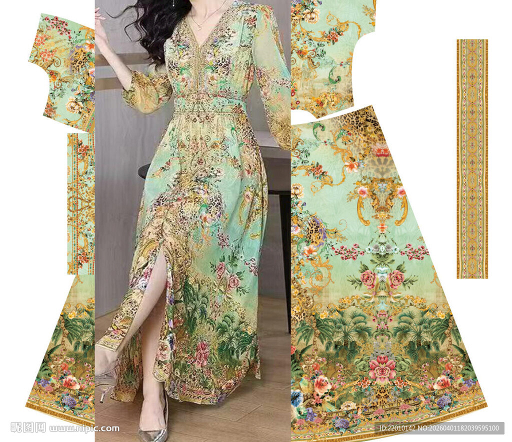 定位花  中国风