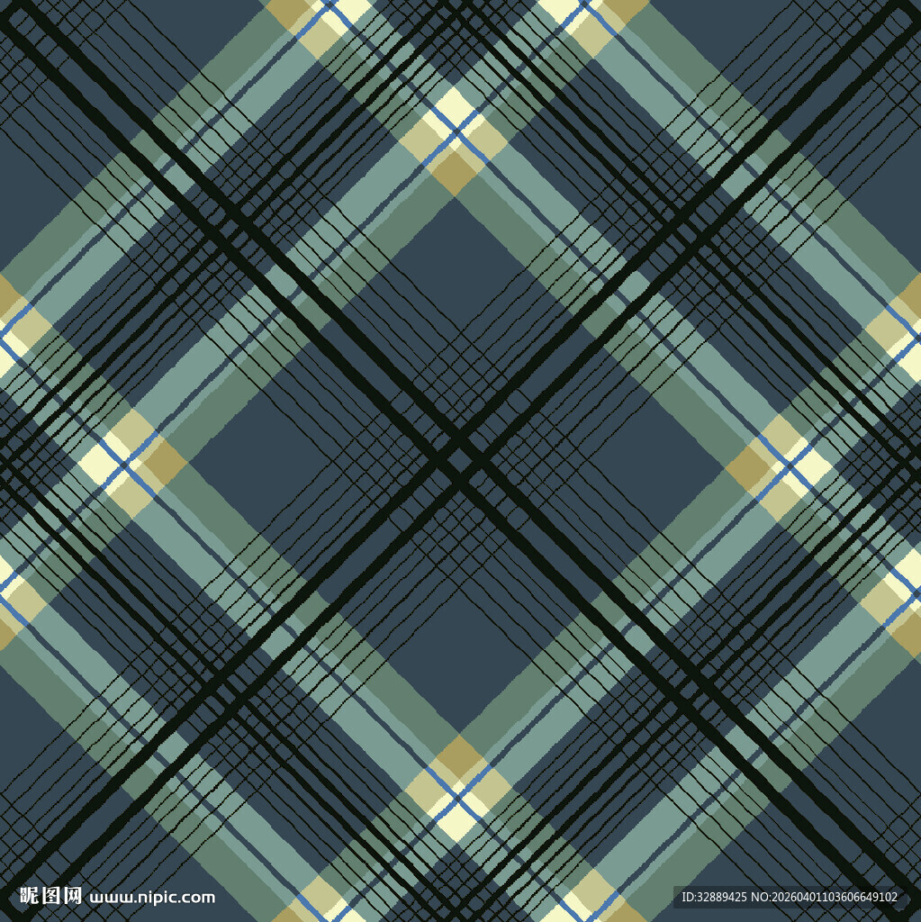 格子图案布料纹理