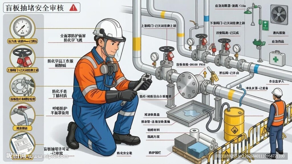 八大特殊作业 盲板抽堵作业安全