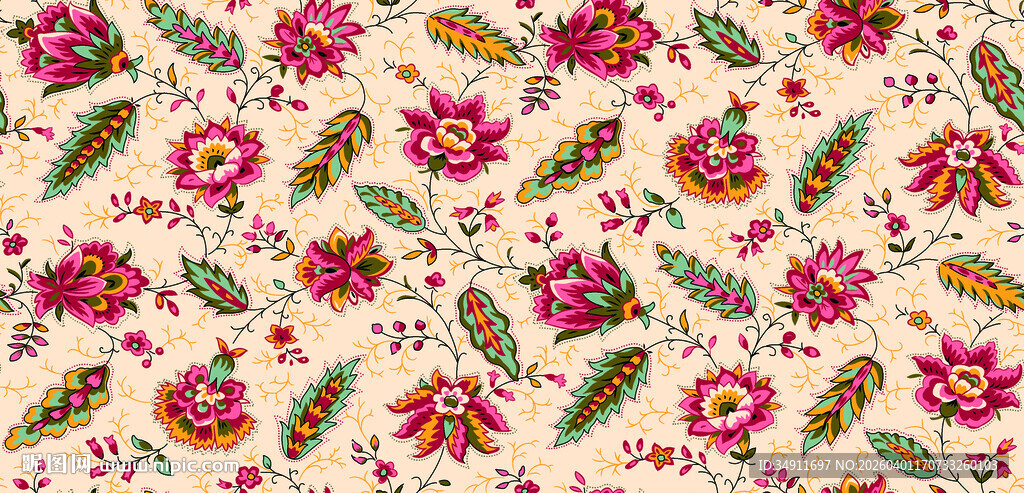 花卉图案背景图