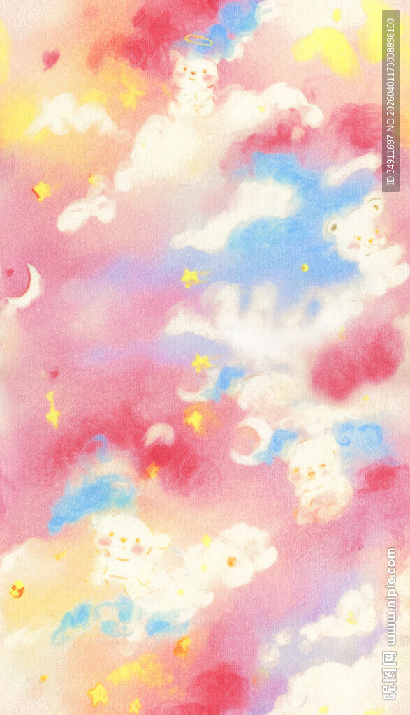 梦幻多彩天空云朵景象