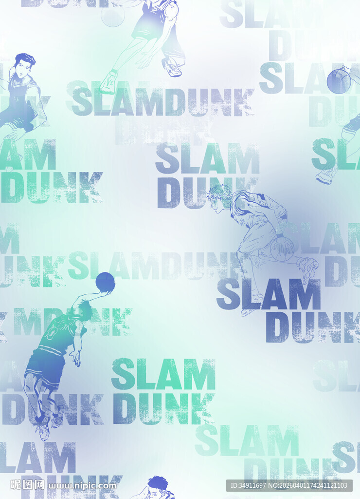 篮球主题图案背景