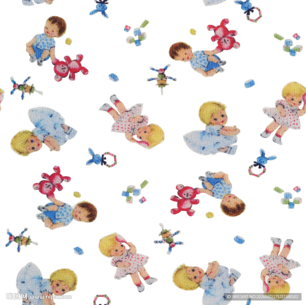 可爱宝宝图案背景图