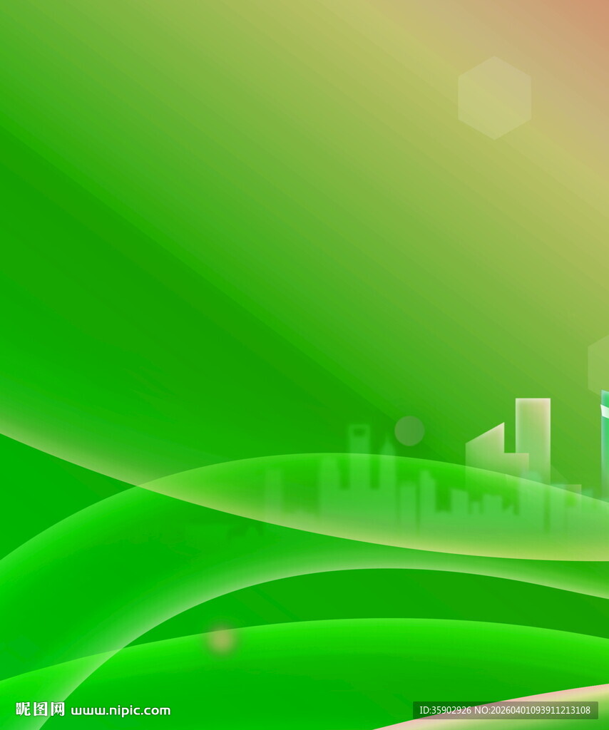 绿色动感抽象背景图