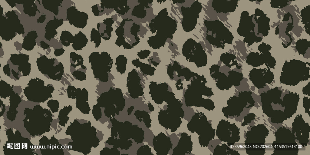 豹纹图案纹理特写