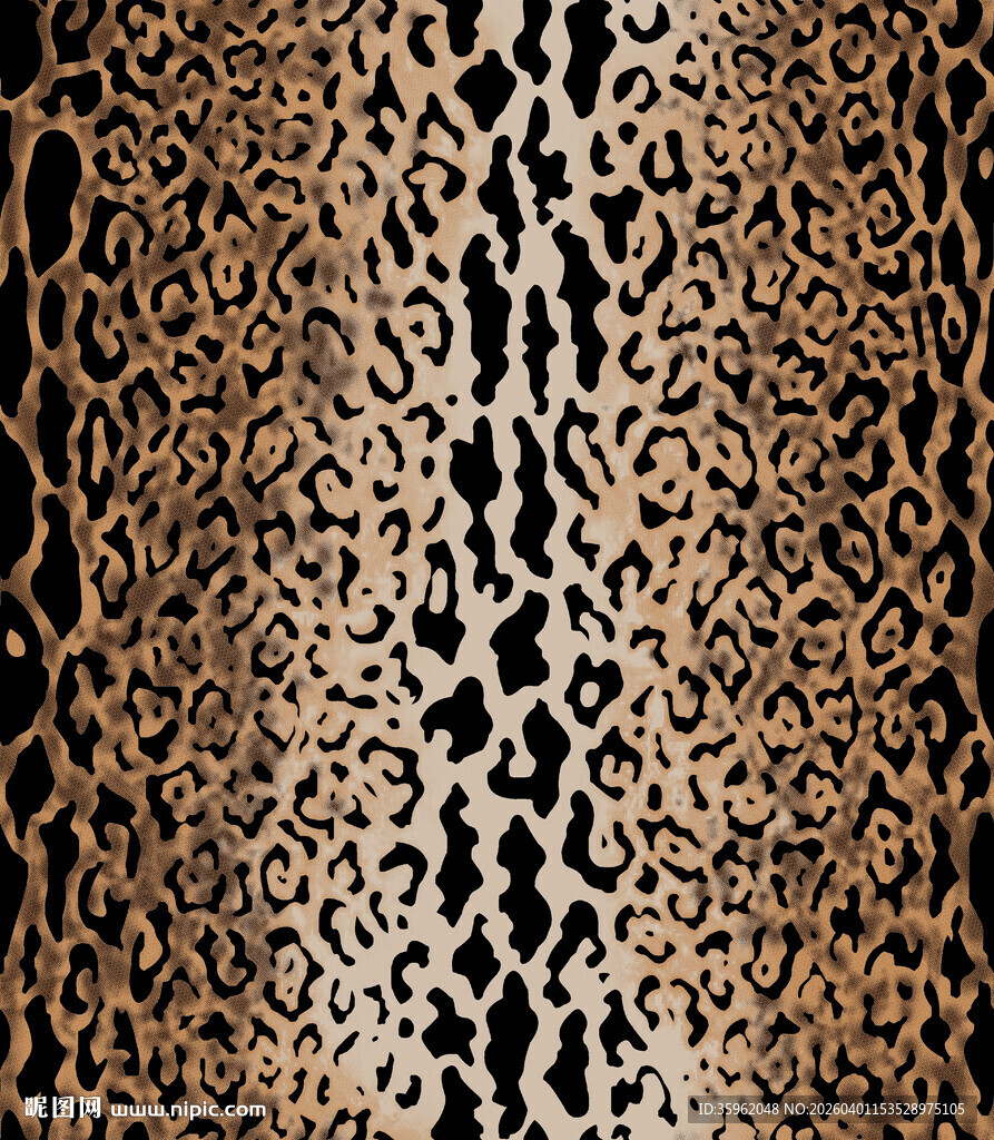 豹纹纹理图案
