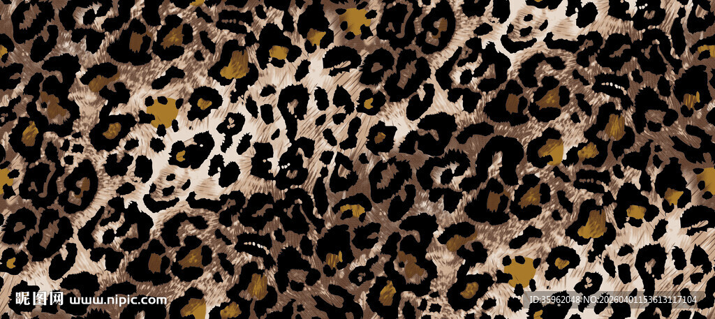 豹纹图案布料纹理