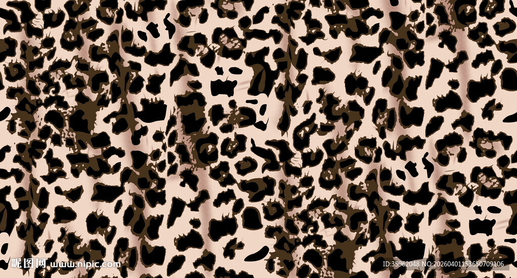 豹纹图案布料纹理