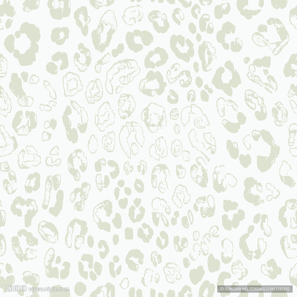 淡绿色豹纹纹理图案