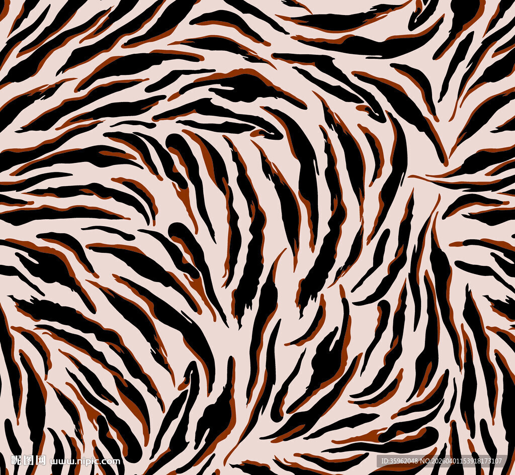 斑马纹图案纹理