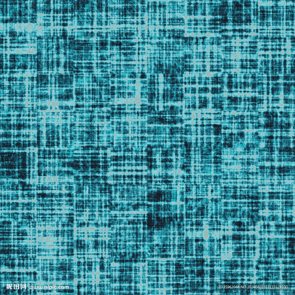 蓝绿色纹理织物图案背景