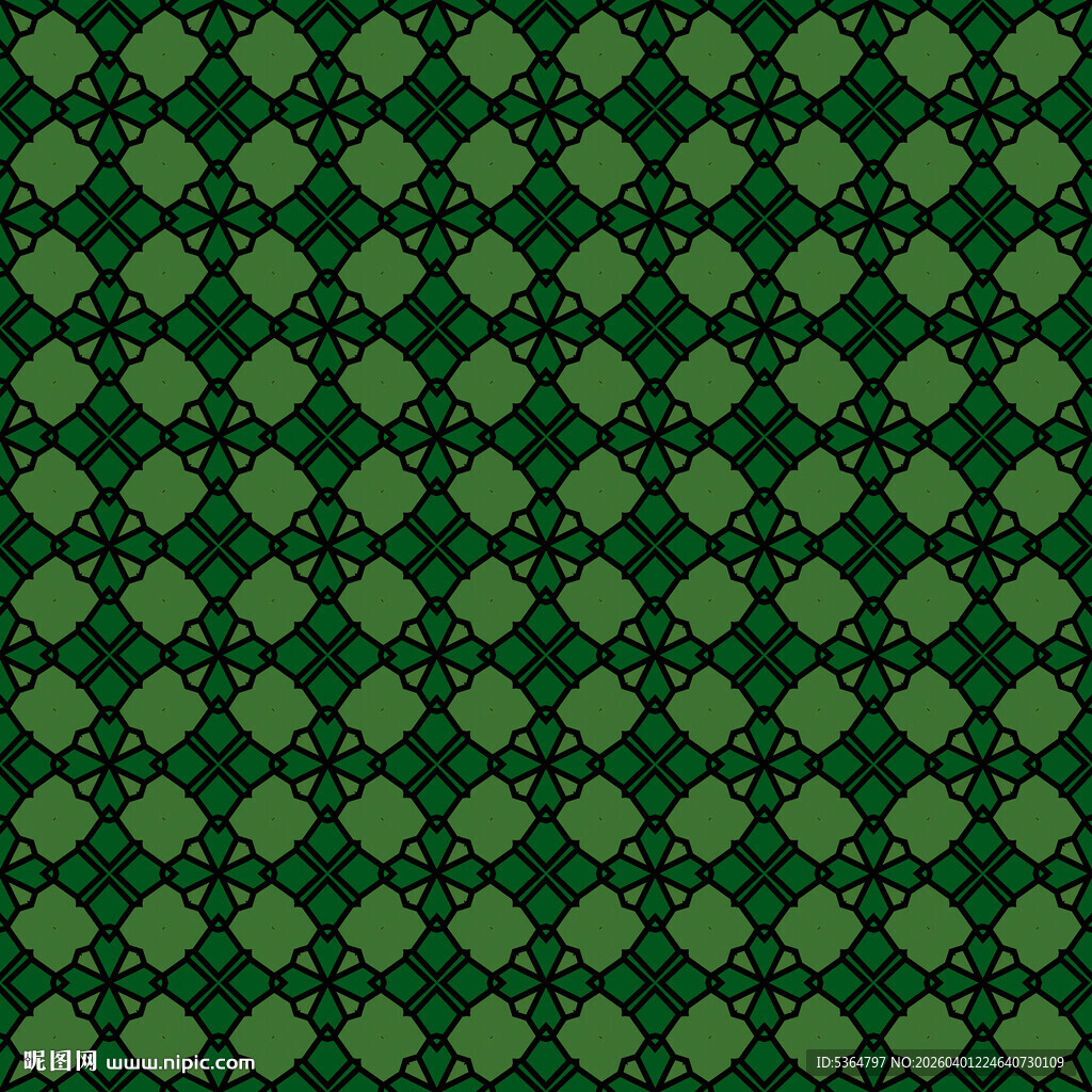 深绿色几何图案背景纹理