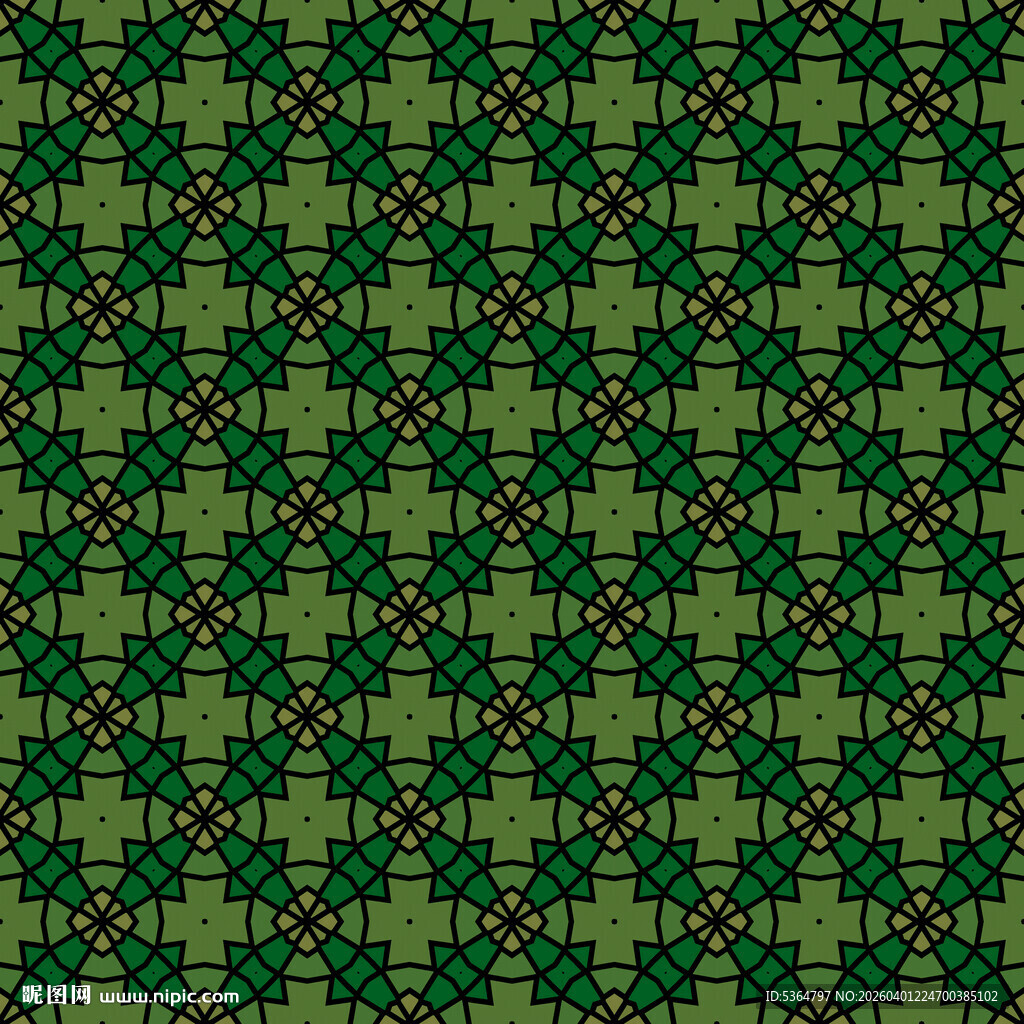 绿色几何图案纹理背景