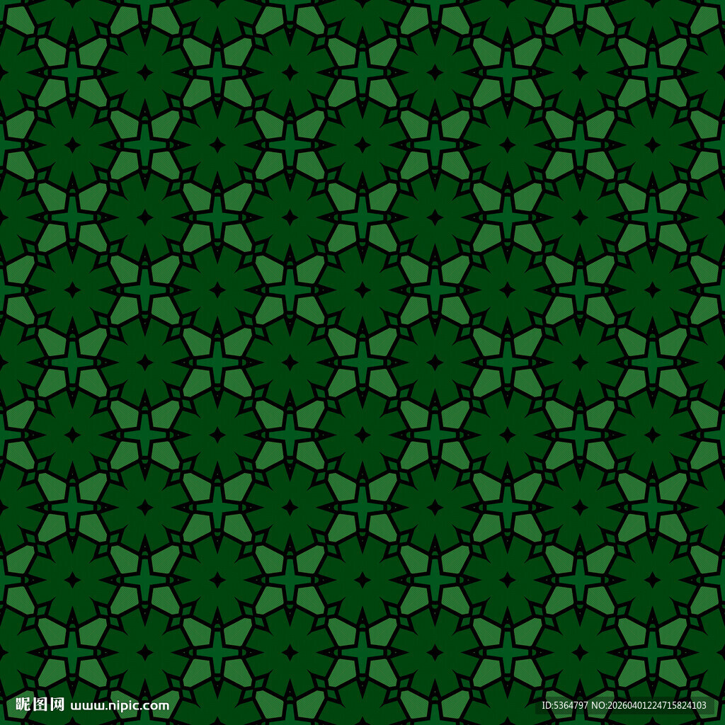 绿色几何图案背景纹理