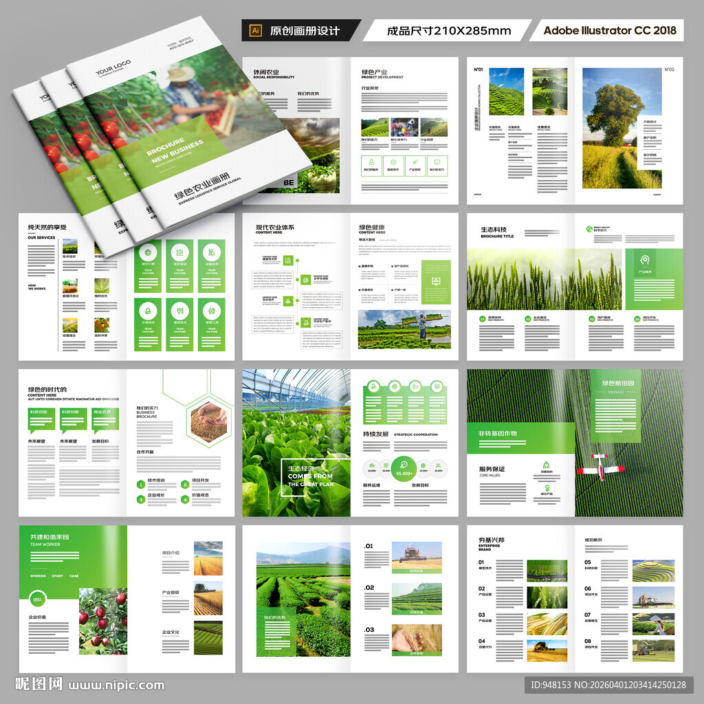 农业合作社画册