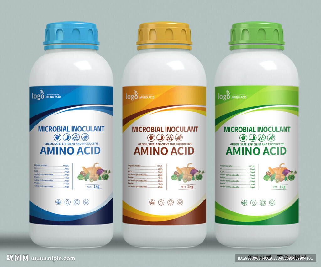 肥料包装瓶子标签