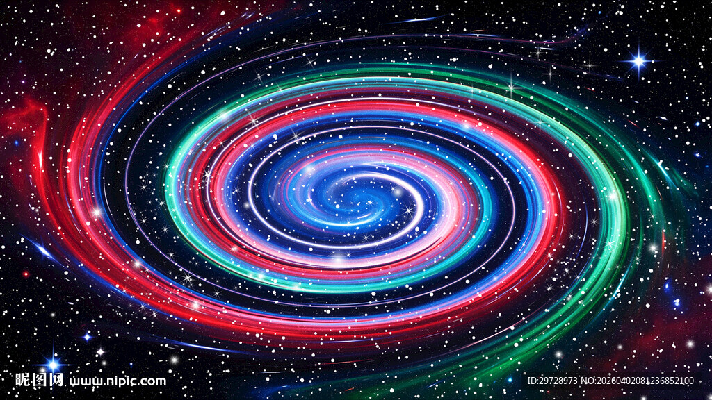 炫彩星空旋涡吊顶